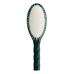 La Bonne Brosse - Twist N°07 Saç Fırçası - Düğümleri Açma ve Canlandırıcı | Zümrüt yeşili