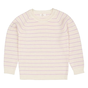 Copenhagen Colors - Çizgili Fitilli Kazak Merino Yünü | Leylak