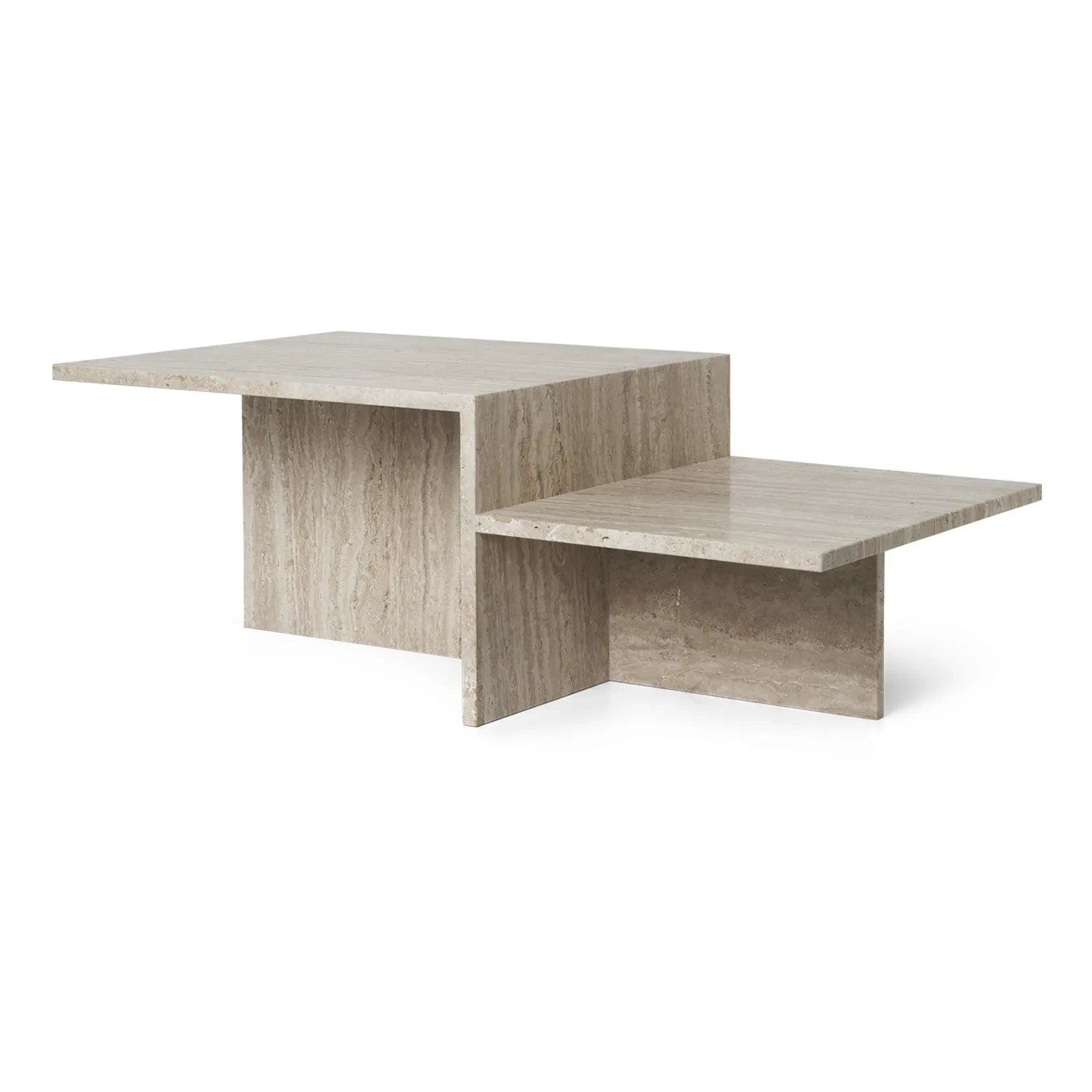 Ferm Living - Distinct Traverten Sehpa | Bej