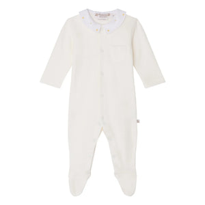 Bonpoint - Tilouan organik pamuklu pijama | Krem