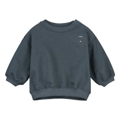 Gray Label - Mini organik pamuklu sweatshirt | Gri mavi