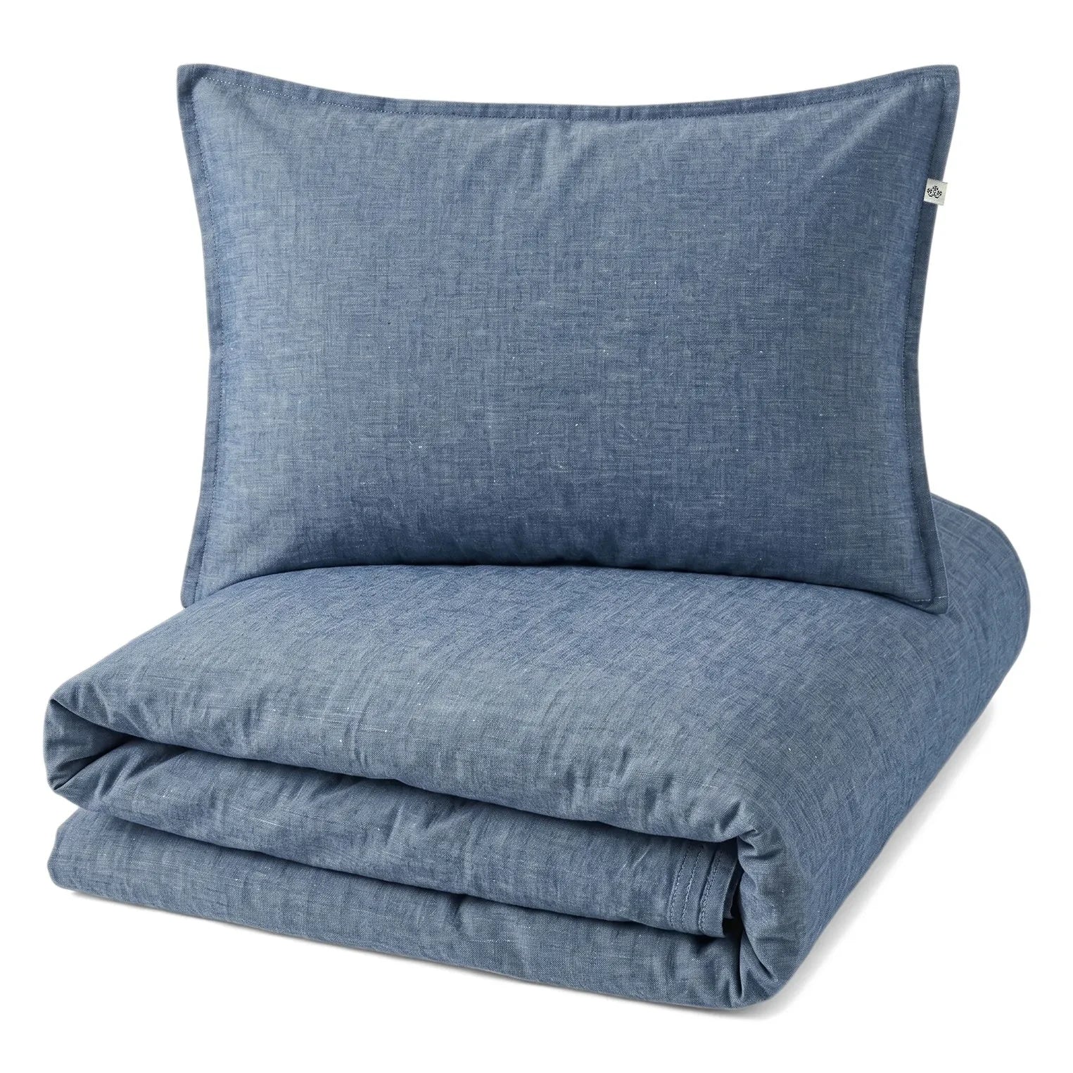 Editions Aimable - Paulette طقم سرير | Chambray أزرق