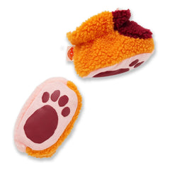 Halcyon Nights - Sherpa tarzı terlikler | Turuncu