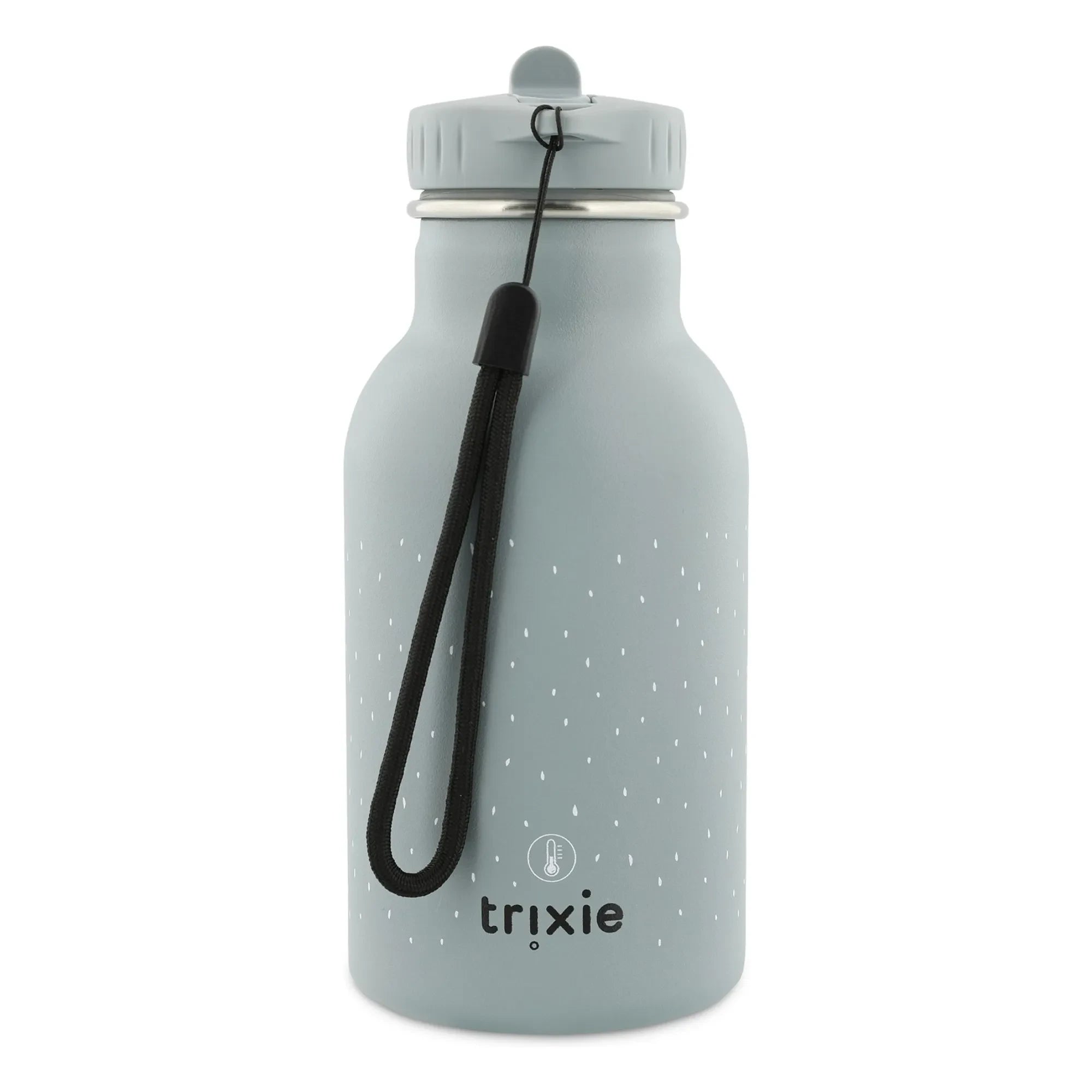 Trixie - Mr Shark 350 ml yalıtımlı su şişesi | Gri