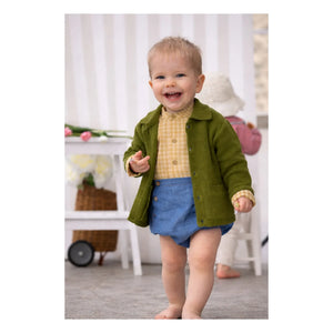 Lililotte - Cardigan Valentin Organik Pamuk | Zeytin