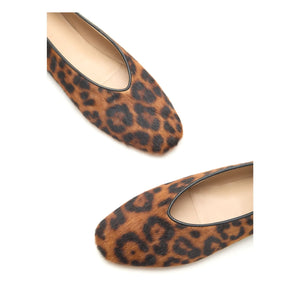 Le Monde Beryl - Regency Leopar Dana Derisi Babetler | Kahverengi