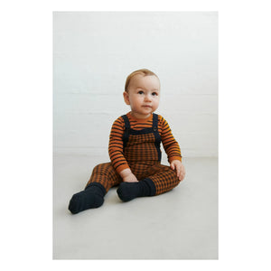 FUB - Merinos Yünü Balıksırtı Salopet | Lacivert