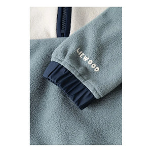 Liewood - Wynn Fleece Sweatshirt مصنوع من ألياف معاد تدويرها | أزرق