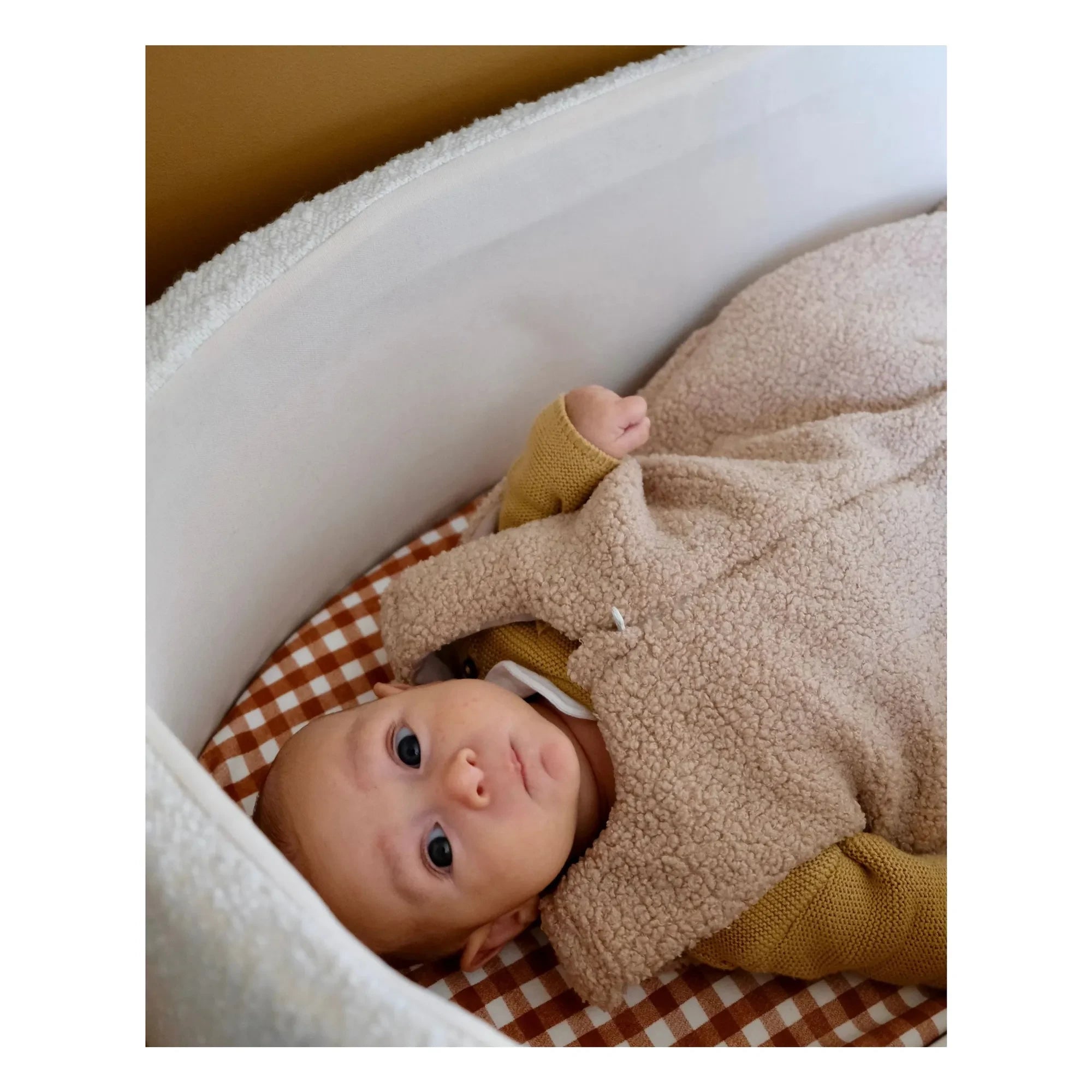 Tante Reine - Organik pamuk uyku tulumu Teddy | Kum