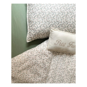 Editions Aimable - Doris lastikli çarşaf | Moss Green Gazlı
