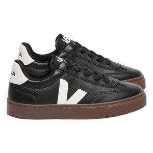 Veja - O.T. Deri Voleybol Bağcıklı Sneakers | Siyah