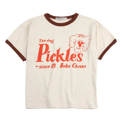 Bobo Choses - The Dog Pickles Organik pamuklu T-shirt | Beyaz
