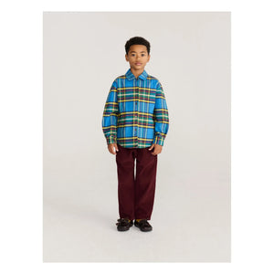 Bobo Choses - Tartan gömlek | Mavi