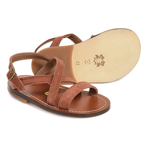 Pèpè - Çapraz Bilekli Sandaletler | Kahverengi