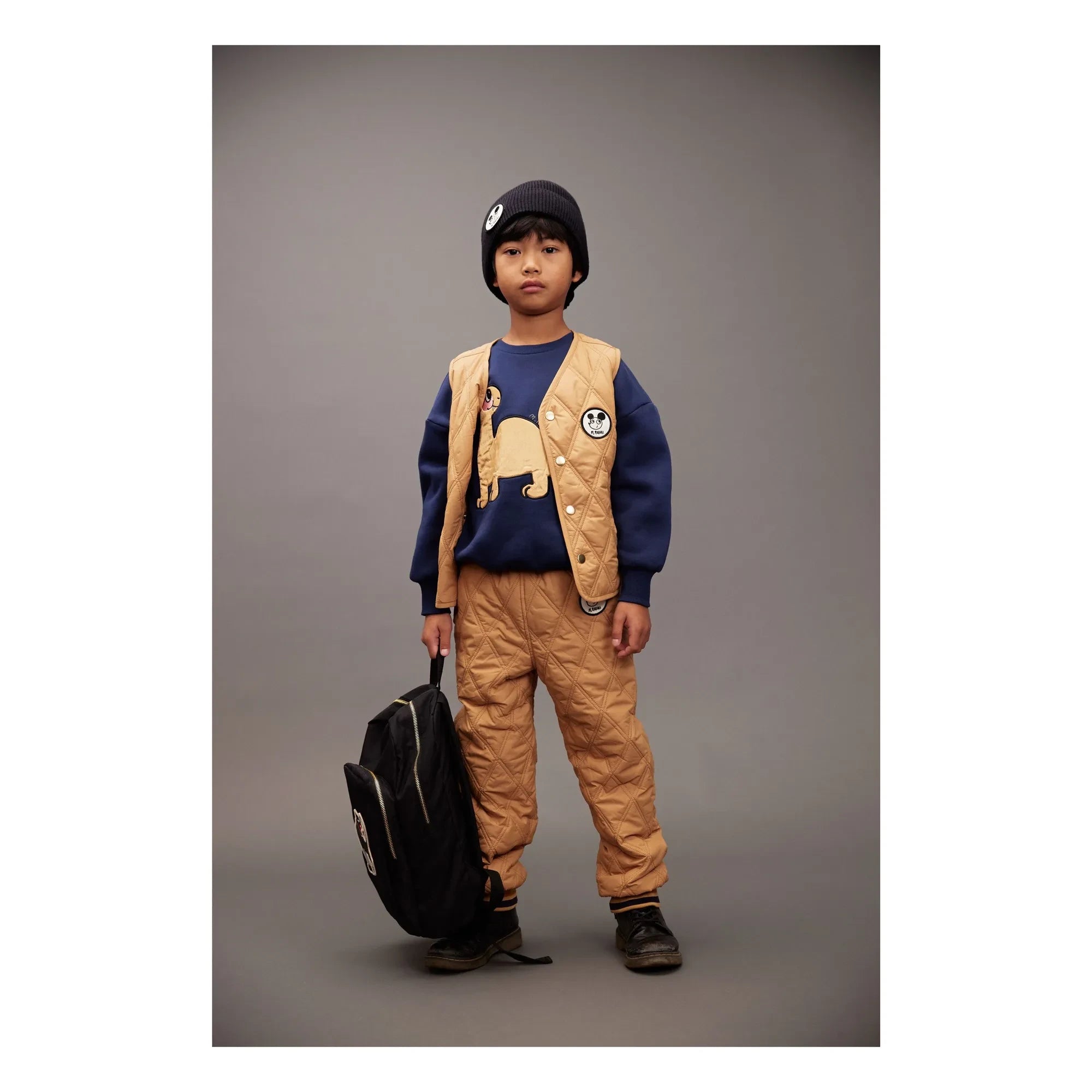 Mini Rodini - Ritzratz yelek | Bej