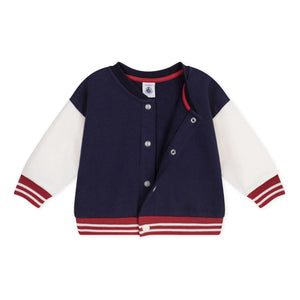 Petit Bateau - Organik Pamuk Teddy Ceket | Gece mavisi