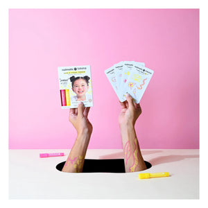Nailmatic Kids - Tattoopen Jungle Tattoo Keçeli İkili Kit Seti