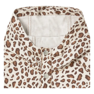 Tinycottons - Leopar Ceket | Beyaz