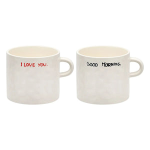 Anna + Nina - Perfect Morning espresso fincanları - 2'li Set | Ecru