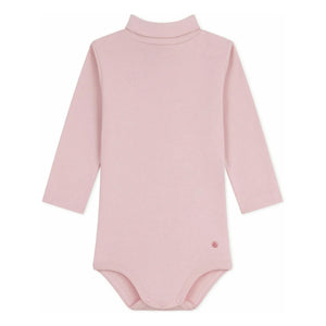 Petit Bateau - Organik pamuk balıkçı yaka body | Soluk Pembe