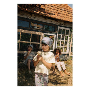Studio Bohème - Bisikletçi Jeannie Flowers Organik Pamuk | Lila