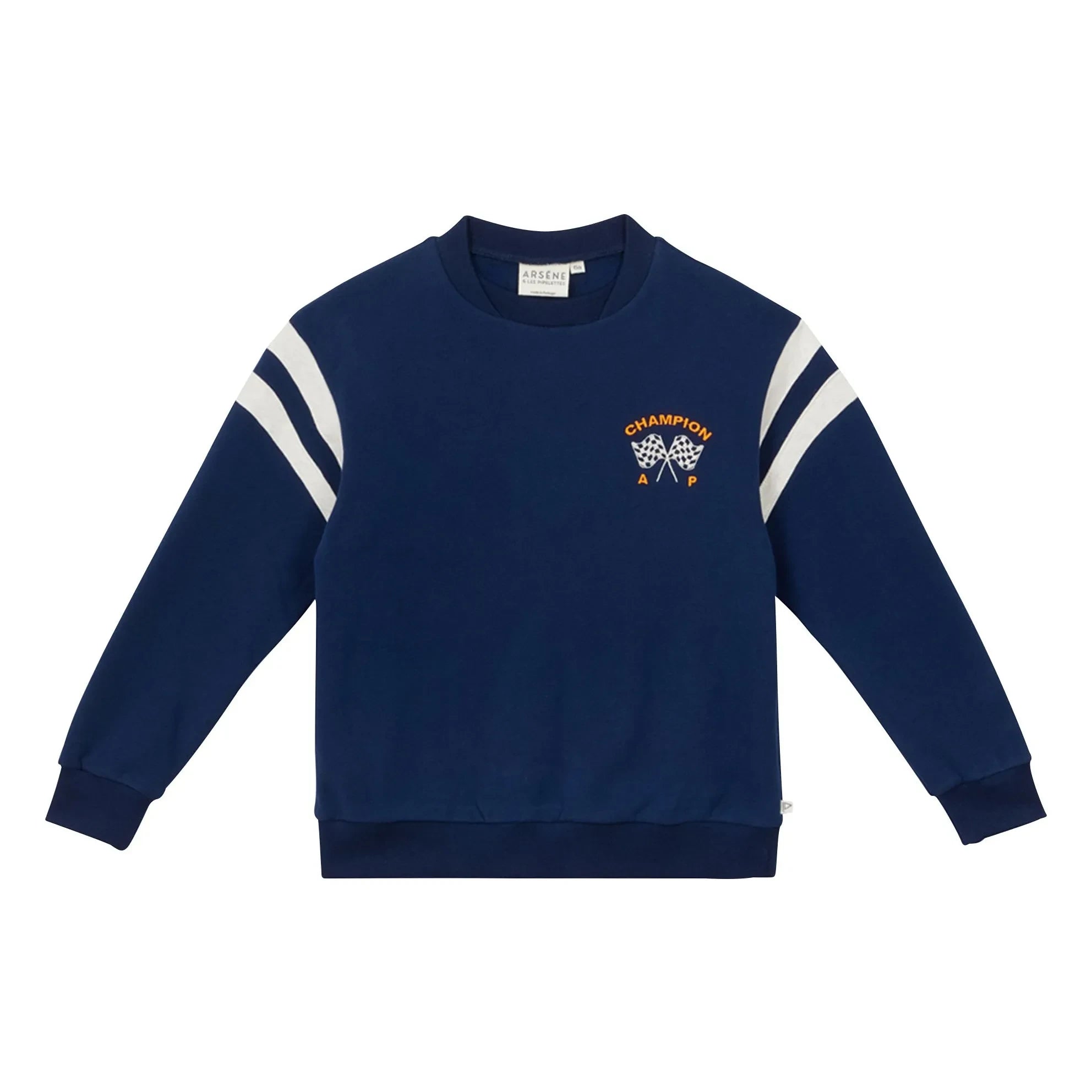 Arsène et Les Pipelettes - Godson organik pamuk sweatshirt | Lacivert