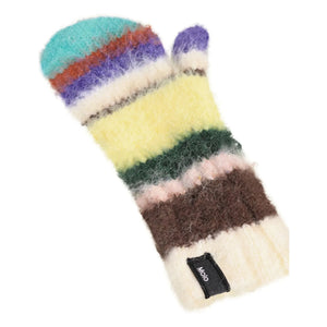 Molo - Kirsa Çizgili Parmaksız Eldivenler | Soluk Sarı