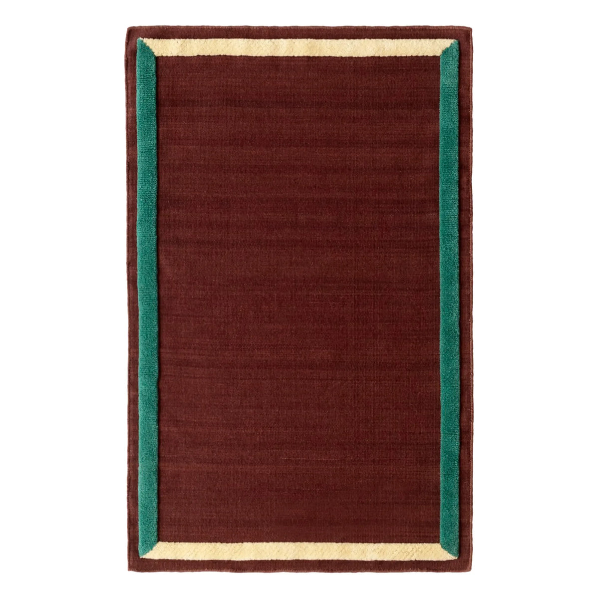 & Tradition - Çerçeveli Halı | Bordo