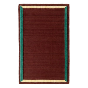 & Tradition - Çerçeveli Halı | Bordo