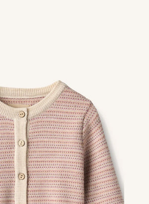 Wheat - Nico Merino yün hırka | Pembe