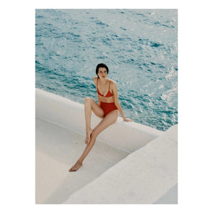 Vanessa Sposi - Kırmızı Üçgen Bikini Üstü