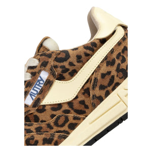 Autry - Reelwind Leopar Süet Sneakers | Kahverengi