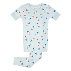 Petit Lem - Pyjama Glaces Organik Pamuk | Açık Mavi