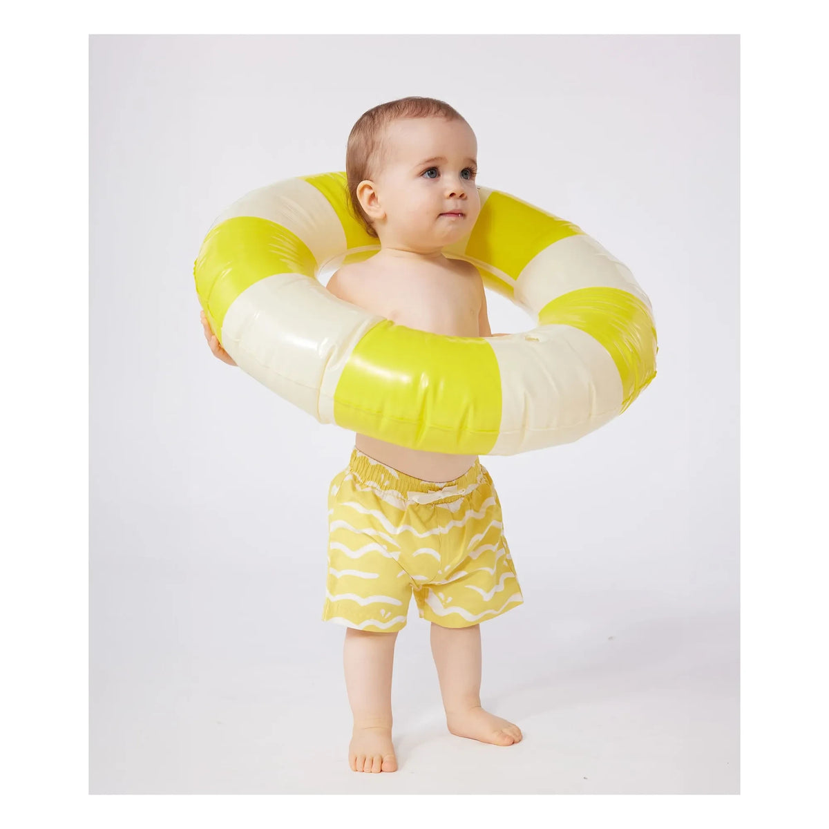 Petit Bateau - Baignada Geri Dönüştürülmüş Elyaf Mayo Şortu | Sarı