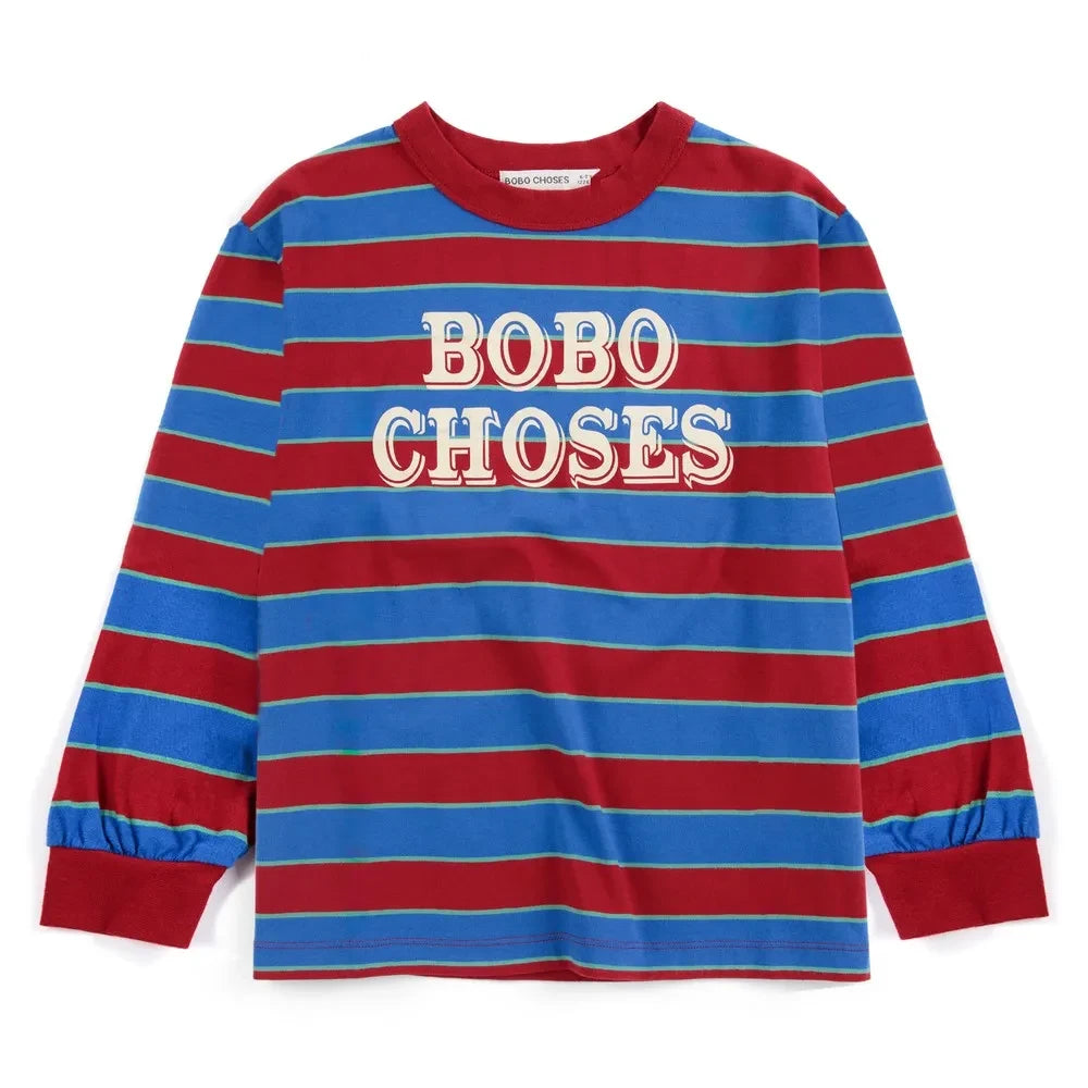 Bobo Choses - تيشيرت مخطط من Bobo Choses | أزرق