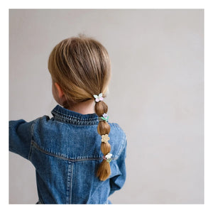 Mimi & Lula - 8'li Çiçekli Toka Seti | Lila