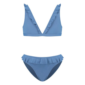 Beachlife - Volanlı Mayo | Mavi