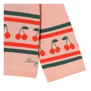 Tinycottons - Polo Kiraz Örgü | Pembe
