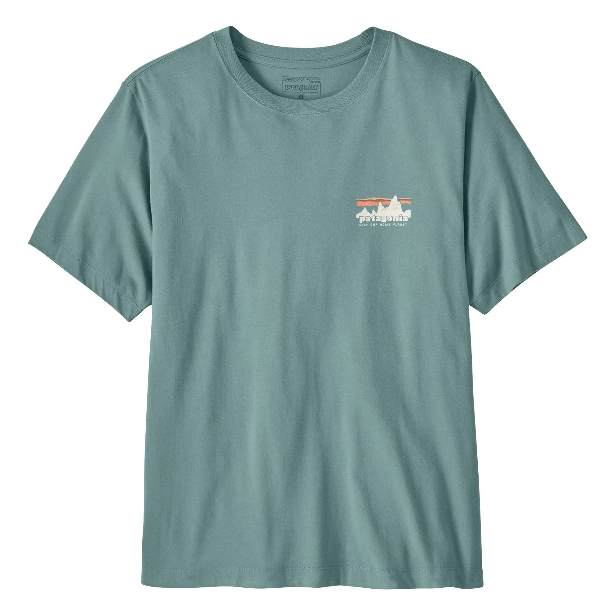 Patagonia - 73 Skyline Tişört | Mavi Yeşil