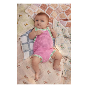 Bebe Organic - Mai Organik Pamuk Patchwork Battaniye | Sarı
