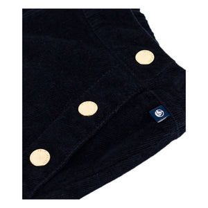 Petit Bateau - Fitilli Kadife Bridge Pantolon | Gece mavisi