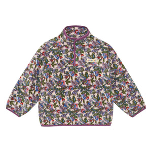 Petit Stella - Çiçek Desenli Polar Set | Mor