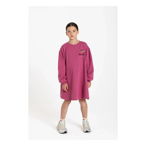 Hundred Pieces - Briona Birds Elbise | Toz Pembe