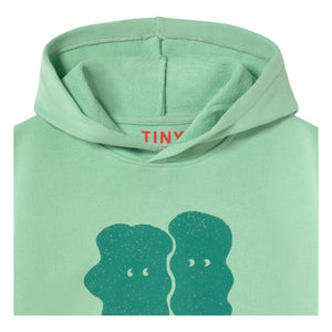 Tinycottons - Good Friends organik pamuk sweatshirt | Turkuaz