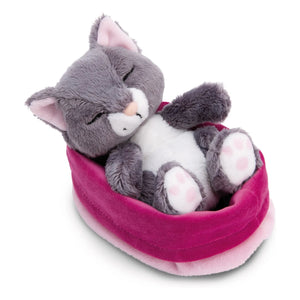 Nici - Sarılan Oyuncak Kedi - Uyuyan Evcil Hayvanlar | Gri