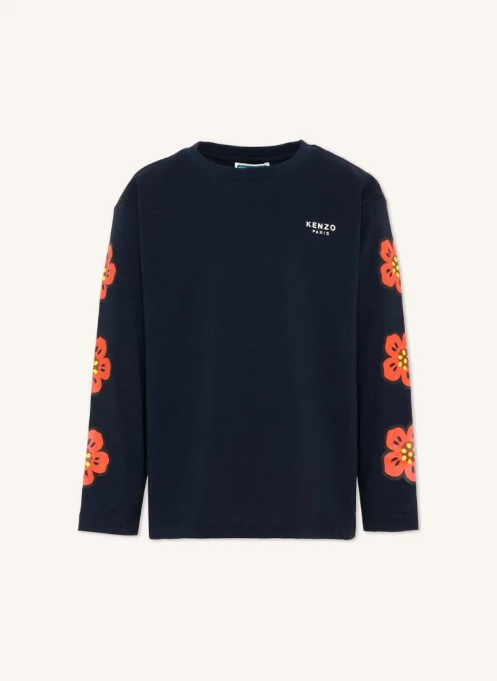 Kenzo - Flowers T-shirt | أزرق منتصف الليل