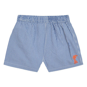 Bonton - Çizgili Bebek Mayo Şortu | Azure blue