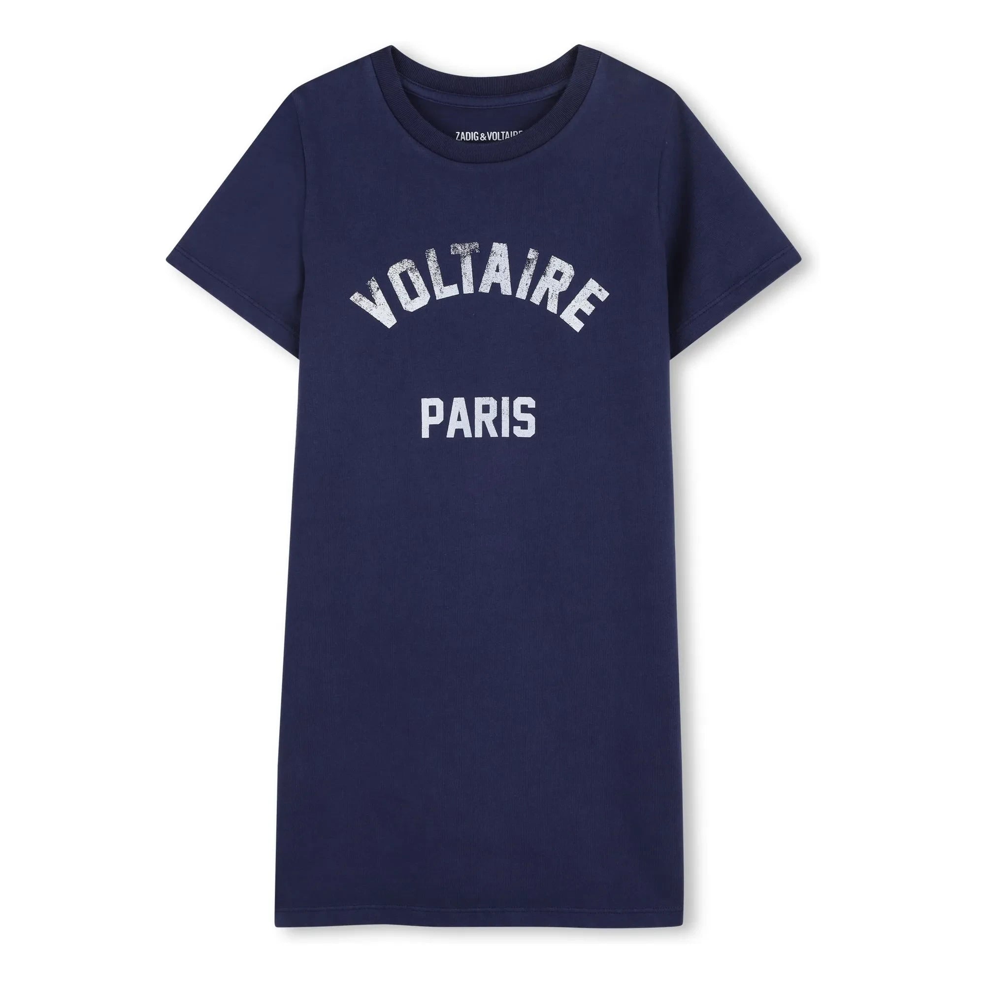Zadig & Voltaire - T-shirt elbise Paris | Koyu Mavi