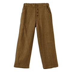 Caramel - Sullivan Keten Pantolon | Kahverengi