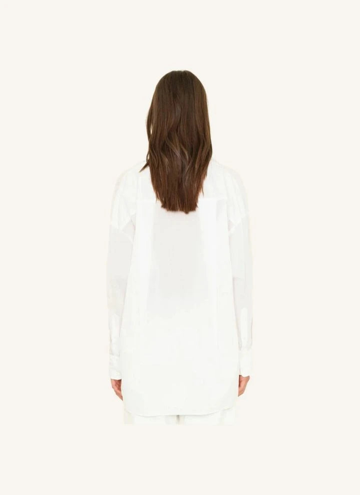 Xirena - قميص Sydney Cotton Poplin | أبيض